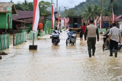 Dua Desa di Konawe Utara Masih Terendam Banjir